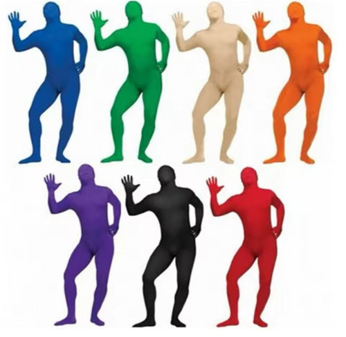 Bunter Ganzkörper Body Anzug | Unisex Kostüm für Gruppen mit WOW-Faktor | Perfekt für Fasnacht und Partys 1