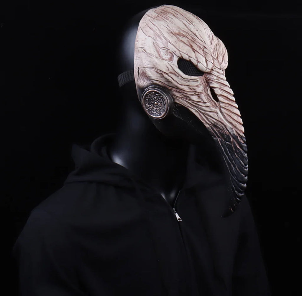 Fantasie Maske | Gruselige Vogel Kreatur mit Detailreichem Design | Perfekt für Fasnacht und Kostümpartys 0