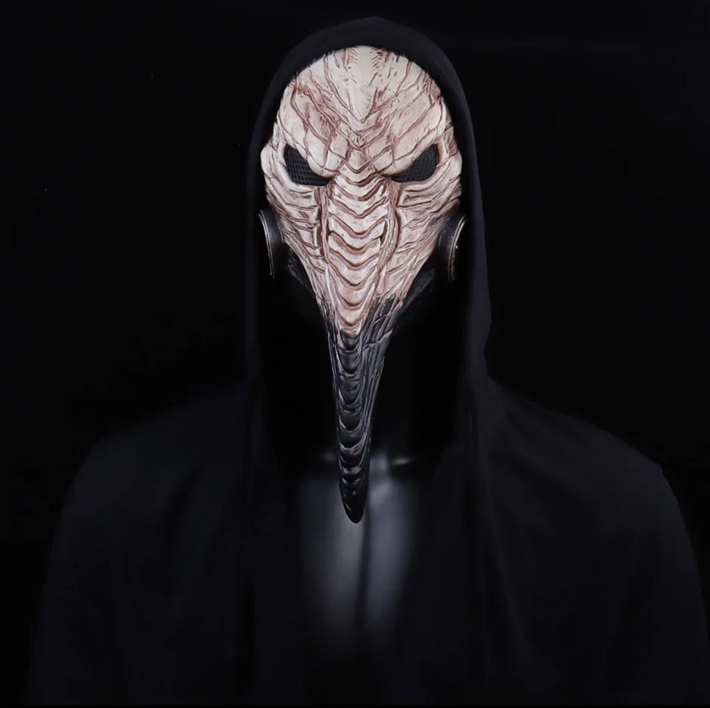 Fantasie Maske | Gruselige Vogel Kreatur mit Detailreichem Design | Perfekt für Fasnacht und Kostümpartys 2