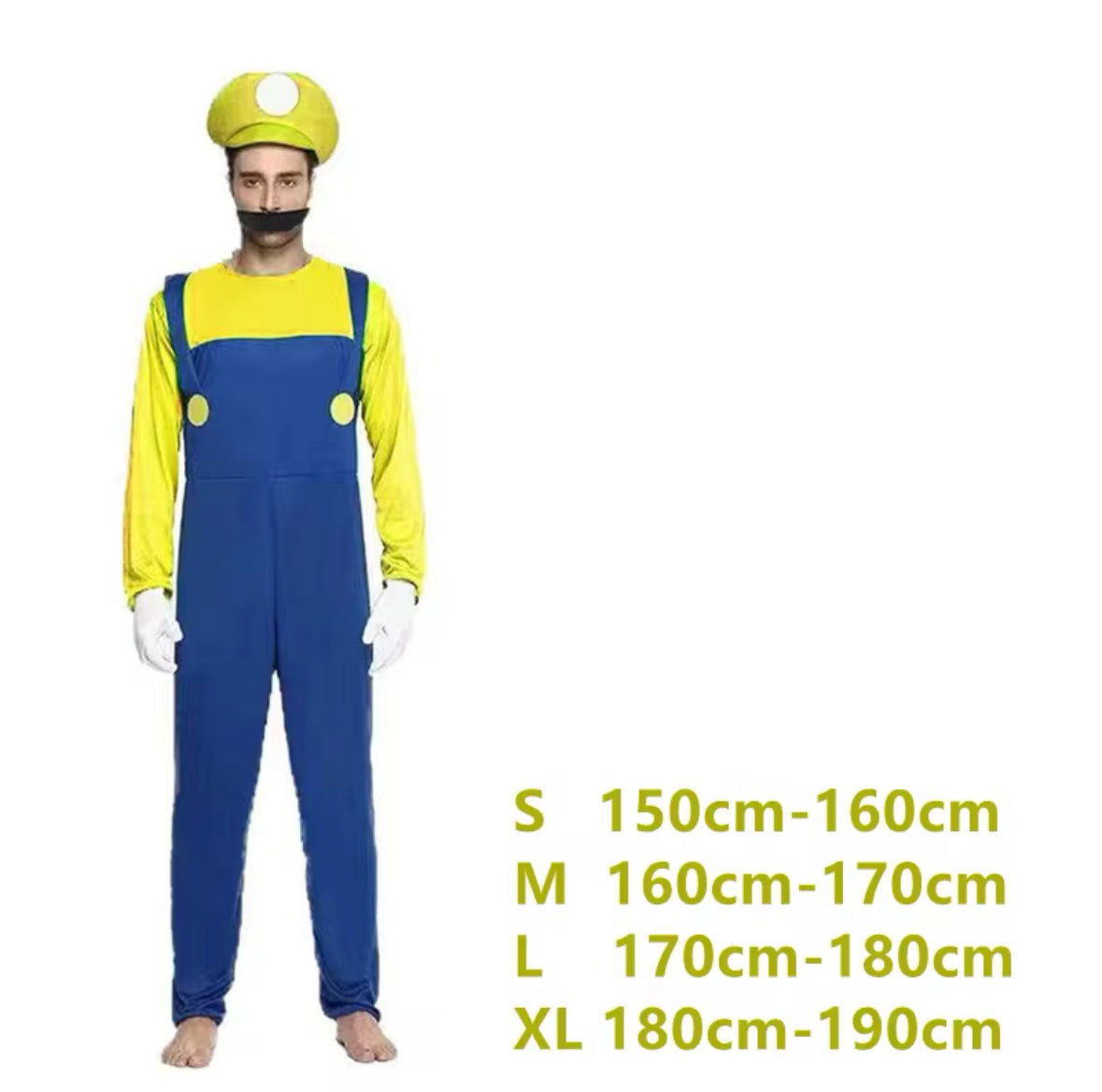Kostüm Kollektion | Mario und Luigi Kostüm für Erwachsene und Kinder mit Perfekter Passform | Ideal für Partys und Fasnacht 11