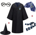 Magisches Kostüm | Harry Potter Zauberschüler Outfit mit Accessoires | Perfekt für Halloween Kostüme und Partys 0