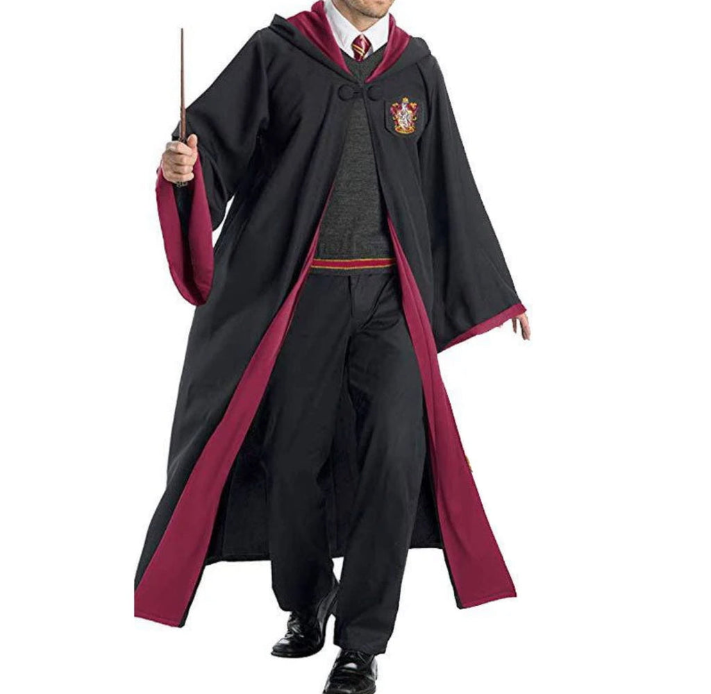 Magisches Kostüm | Harry Potter Zauberschüler Outfit mit Accessoires | Perfekt für Halloween Kostüme und Partys 2