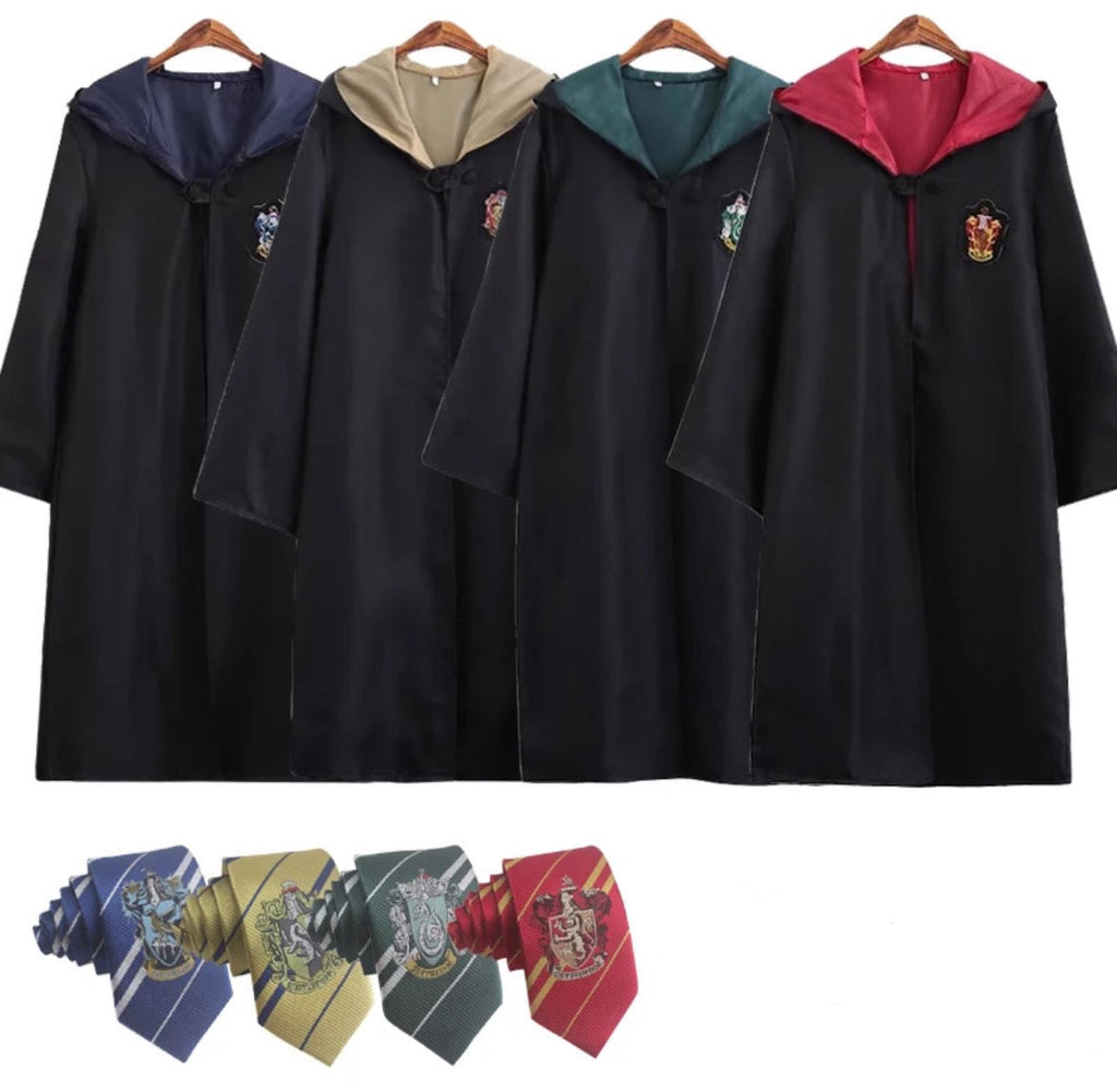 Magisches Kostüm | Harry Potter Zauberschüler Outfit mit Accessoires | Perfekt für Halloween Kostüme und Partys 3