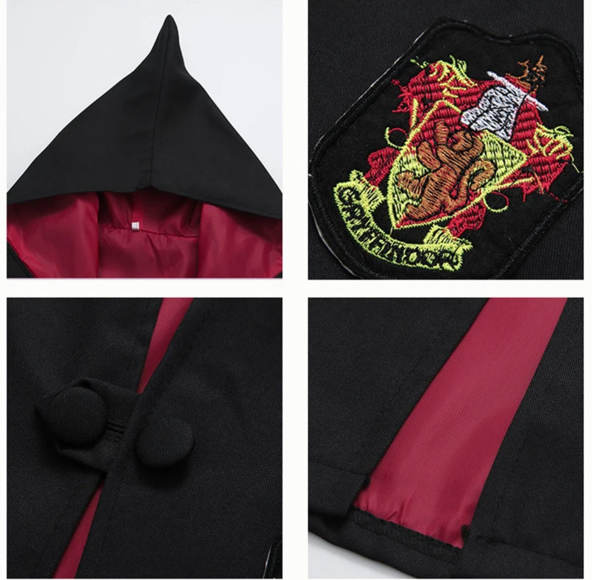 Magisches Kostüm | Harry Potter Zauberschüler Outfit mit Accessoires | Perfekt für Halloween Kostüme und Partys 6