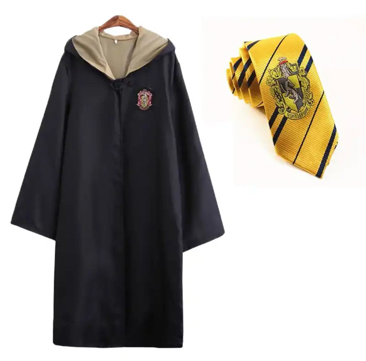 Magisches Kostüm | Harry Potter Zauberschüler Outfit mit Accessoires | Perfekt für Halloween Kostüme und Partys 8
